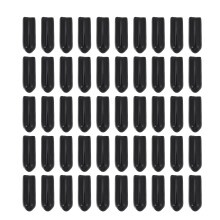 600 Pcs Round Cap Electric Wire Rubber Thread