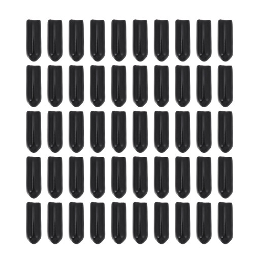600 Pcs Round Cap Electric Wire Rubber Thread