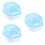 3Pcs Plastic Bath Basin for Hamster Small Animals Blue Easy to Use 6