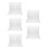 5 Pieces Sneeze Guard For Counter Guards Protective Safety Screen 7