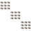Octagonal Cake Molds 4pcs Mini Multi-Function Metal Cake Moulds For Baking Cupcakes And Bread Kitchen Baking Supplies 5
