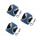 3Pcs Blue Cat Vest Harness Durable Reflective Chest Strap 8