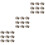 Octagonal Cake Molds 4pcs Mini Multi-Function Metal Cake Moulds For Baking Cupcakes And Bread Kitchen Baking Supplies 3