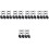 5 Sets Diving Snorkel Buckle Automatic Buckle Diving Supplies 4