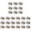 Octagonal Cake Molds 4pcs Mini Multi-Function Metal Cake Moulds For Baking Cupcakes And Bread Kitchen Baking Supplies 2