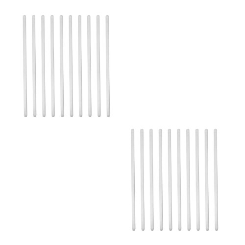20Pcs Silver Stainless Steel Bracelet Blanks Bangle for Customizing 2