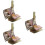 Unbranded 3pcs Silk Tool Hinge Clamp For Frame Machine 7