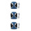 3Pcs Blue Cat Vest Harness Durable Reflective Chest Strap 11