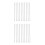 20Pcs Silver Stainless Steel Bracelet Blanks Bangle for Customizing 8