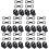 5 Sets Diving Snorkel Buckle Automatic Buckle Diving Supplies 6
