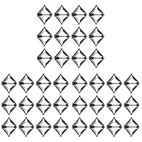 60 Pcs Fixer Plastic Component Household 1