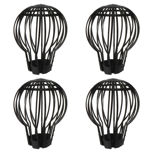 12Pcs Plastic Rooftop Sink Filters Black Anti-Blocking Drain Covers