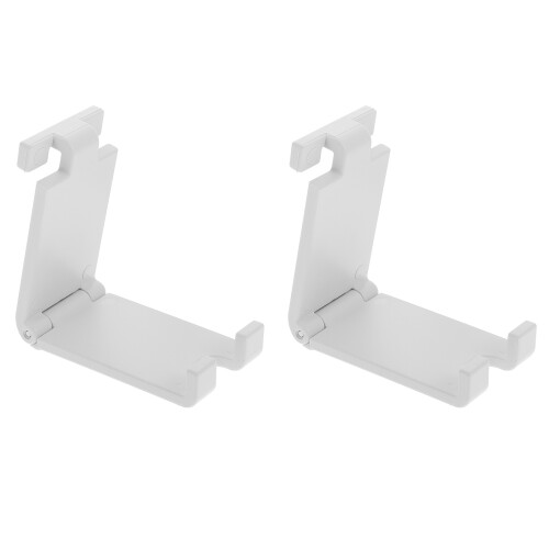 4Pcs White ABS Headset Display Rack for Office and Home Use