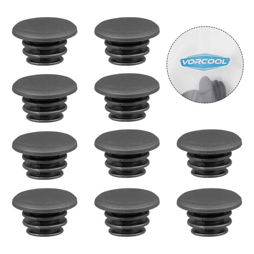 2Pcs Black Bike End Plugs Handlebar Caps Secure Fit for Bikes 2
