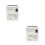 2pcs Box Vintage Antique White 10