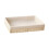 (optional,Beige S)Woven Basket Modern Rectangular Organizer Bin for Fruits Appetizer Breakfast Beige L 1