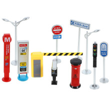 5Sets ABS Kids Verkeersborden Set Voor En Leren