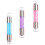 3pcs Clear Jelly Nail Art Stamper Set with Acrylic Handle for Precise Design Transfer 1