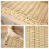 (optional,Beige S)Woven Basket Modern Rectangular Organizer Bin for Fruits Appetizer Breakfast Beige L 5