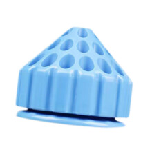 (10.7cmx8.7cm, Blue) Nail Art Tools Bit Organizer Grinding Head Rack for Workshop Nail Salon Home Gray