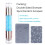 3pcs Clear Jelly Nail Art Stamper Set with Acrylic Handle for Precise Design Transfer 2