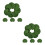 2 Pcs Lotus Leaf Green Simulation Artificial Leaves Water Plants 4