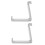 4Pcs White ABS Headset Display Rack for Office and Home Use 9