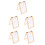5St DIY Papiermaak Frame Lichtbruin Kindvriendelijk Filter Mesh 8
