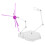 2Ensembles Socle Display Violet Pour Figurines D'action Et Modèles 2