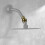 w Solid Brass Shower Head Swivel Ball Adapter, Adjustable Shower Arm Extension 4