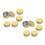 w 10pcs Empty Makeup Aluminium Pot Jar Tin Lip Balm Container Case Box 50ml 1