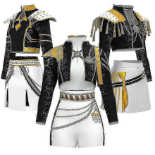 (Adult XXL, Mira) w Kpop Demon Hunters Cosplay Rumi Mira Zoey Costume Halloween Carnival Set Party Fancy Dress For Womens