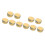 w 10pcs Empty Makeup Aluminium Pot Jar Tin Lip Balm Container Case Box 50ml 4