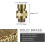 w Solid Brass Shower Head Swivel Ball Adapter, Adjustable Shower Arm Extension 3