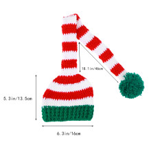 2Pcs Newborn Photo Props Handmade Crochet Baby Hats Multi Color