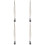 4 Count Jewelry Making Tools Professional Tweezers Straight Flat Tip 7