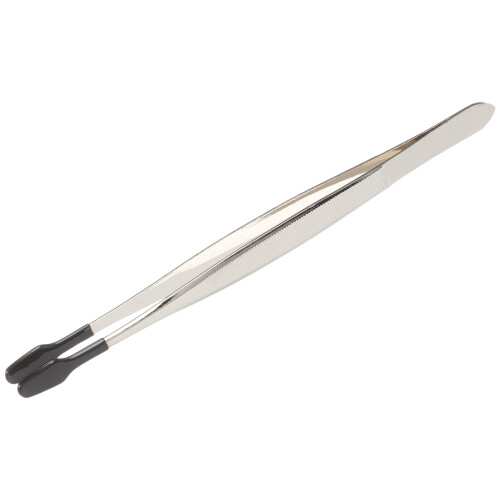 4 Count Jewelry Making Tools Professional Tweezers Straight Flat Tip 1