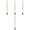 4 Count Jewelry Making Tools Professional Tweezers Straight Flat Tip 5