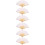 2 Pcs Blank Folding Fan Handheld Hand-Held Fans White Foldable Bamboo 5