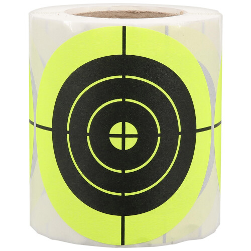 3 Rolls Coloured Dot Stickers Self Adhesive Fluorescent Labels Spot