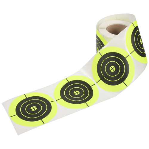 3 Rolls Coloured Dot Stickers Self Adhesive Fluorescent Labels Spot 2