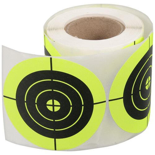 3 Rolls Coloured Dot Stickers Self Adhesive Fluorescent Labels Spot 1