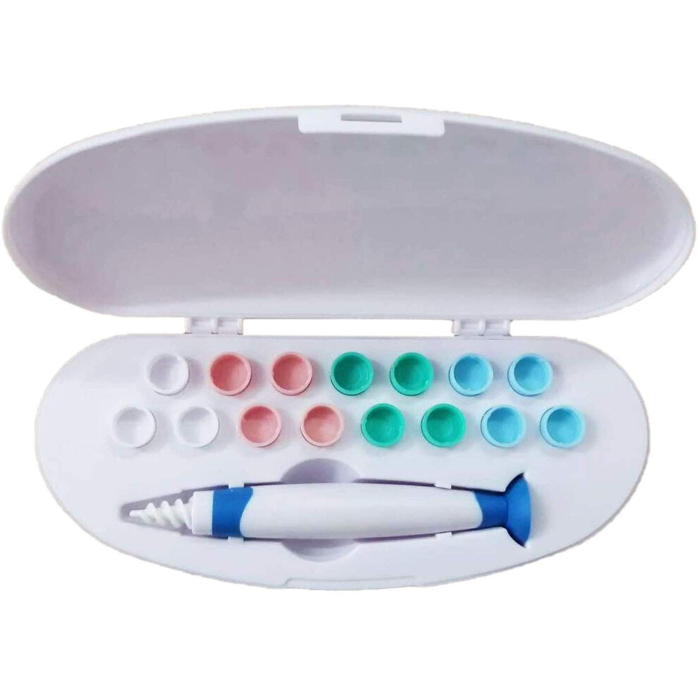 Ear Wax Removal Tool with 16 Soft Silicone Spiral Tips, Gentle Ear Cleaner for Adults and Kids