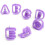40pcs Alphabet and Number Cake Stencils Set  NonStick Plastic Templates for Creative Decorating 2