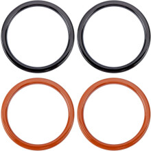 4 poignées ovales en plastique ABS (2 couleurs) pour sacs et pochettes, idéales pour la confection de sacs à main (5,23 x 0,47 pouces). Parfaites