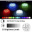 Pool Lighting Underwater Lamp, USB Rechargeable, Multicolor Rgb-13 Led with RF Remote Control 3