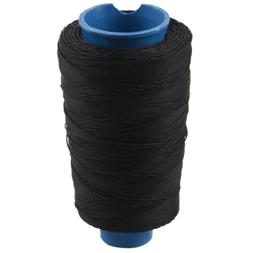400m 80lbs Nylon Twisted Bowstring Thread Fishing String Sewing Cord Kite Line, Black 2