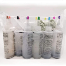 8 Bottles Kit Muti-Color Dyes Permanent Paint For DIY Arts ClotheS Fabric School Office Supplies