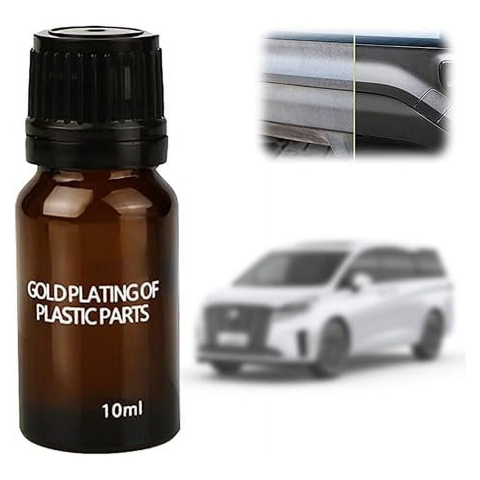 Plastic Parts Refurbish Agent, 2024 New Car Plastic Coating, Crystal Trim Restore For Automotive Plastics, 3Pcs 9773935449602