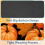 Mouse Pad με σχέδιο Maple Leaf Pumpkin C 8,3'' x 9,8'', Αντιολισθητική βάση από καουτσούκ, Συμβατό με 4